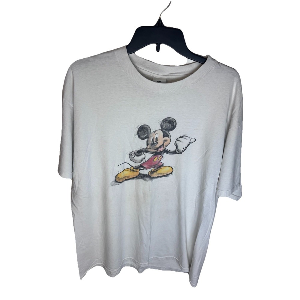 Vintage 90's The Disney Store Mickey Mouse Sketch T-Shirt Men's Size XLarge USA
